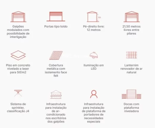 Imagem Galpão com 1.734m² de armazenamento para locação em Guarulhos.