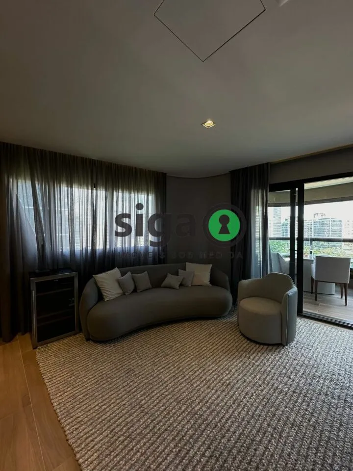 Imagem Apartamento para alugar na Vila Olímpia,1 quarto 2 vagas, mobiliado, 50m.