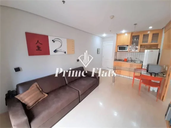 Foto do imóvel Flat disponível para venda no New Life Itaim, com 40m², 1 dormitório e 1 vaga de garagem em Rua Bandeira Paulista