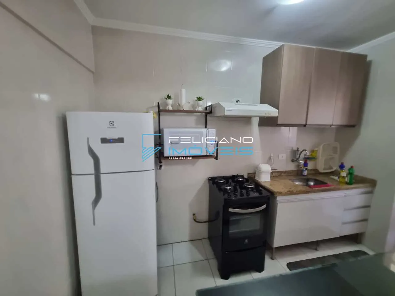 Imagem Apartamento com 1 quarto, Guilhermina, Praia Grande - R$ 355 mil, Cod: 7268