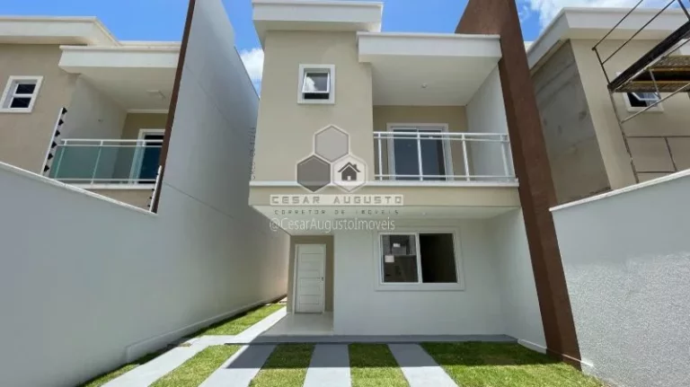 Imagem Residencial Portal do Sol - Casas duplex com 04 quartos em rua privativa no Eus?(C)bio