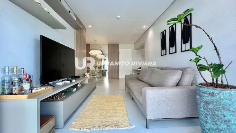 Imagem Apartamento com vista parcial para o mar e lazer completo na Riviera de São Lourenço