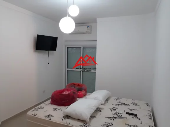 Imagem Apartamento à venda Itaguá, Ubatuba, com varanda gourmet, 3 suítes, lavabo, 2 vagas, piscina, sauna, academia