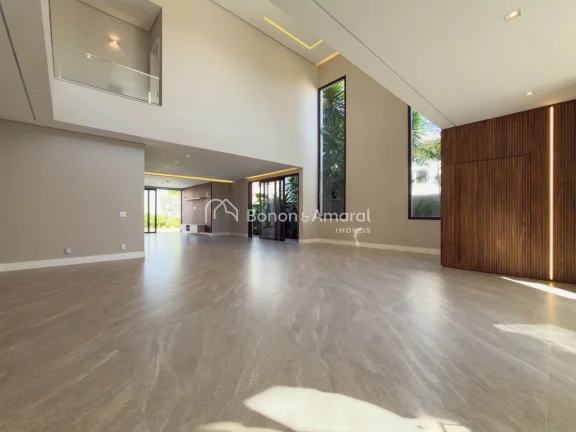 Imagem Casa de alto padrão à venda no Alphaville Campinas, com 4 suítes, ambientes amplos e excelente im...