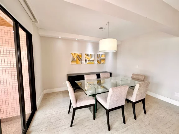 Imagem Excelente Oportunidade: Apartamento de Luxo à Venda em Indianópolis, São Paulo-SP - 2 Quartos, 2 Suítes, 3 Salas, 4 Banheiros, 3 Vagas - 150m².