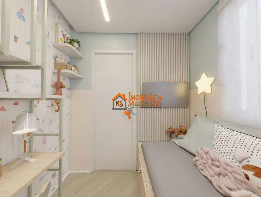Imagem Apartamento com 2 dormitórios à venda, 33 m² por R$ 314.900,00 - Vila Nova Bonsucesso - Guarulhos/SP
