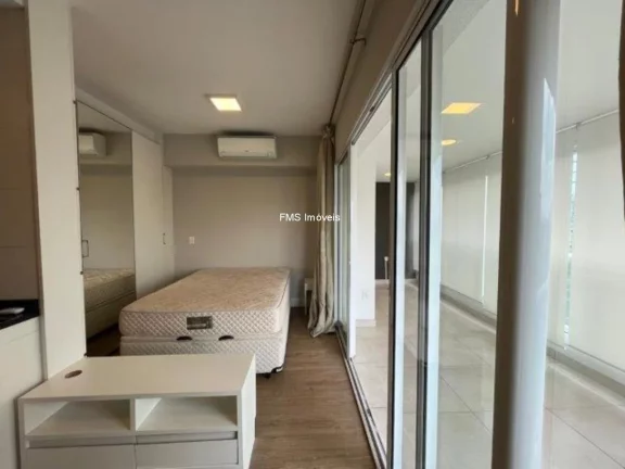 Imagem Apartamento para locação na Consolação, São Paulo-SP: 1 quarto, sala, banheiro e vaga de garagem!