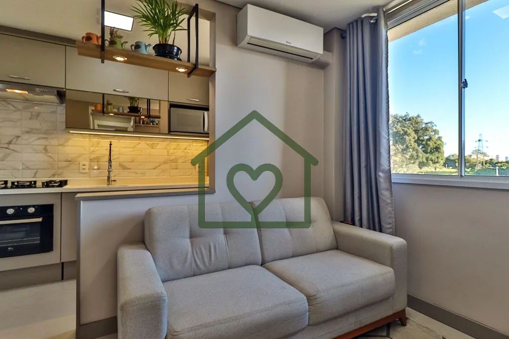 Imagem Excelente apartamento à venda no Vivaz Ecoville. 
Localizado na Alameda Três de Outubro, no bairro...