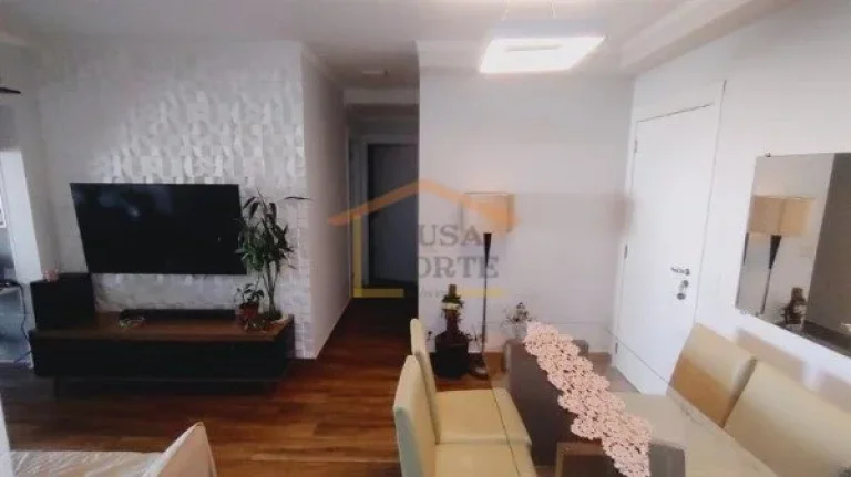 Imagem Apartamento 67m², com 2 dormitórios, sendo 1 suíte, possui sala ampla com varanda gourmet com chu...