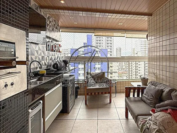Imagem Maravilhoso Apartamento 3 Quartos em Campo da Aviação, Praia Grande