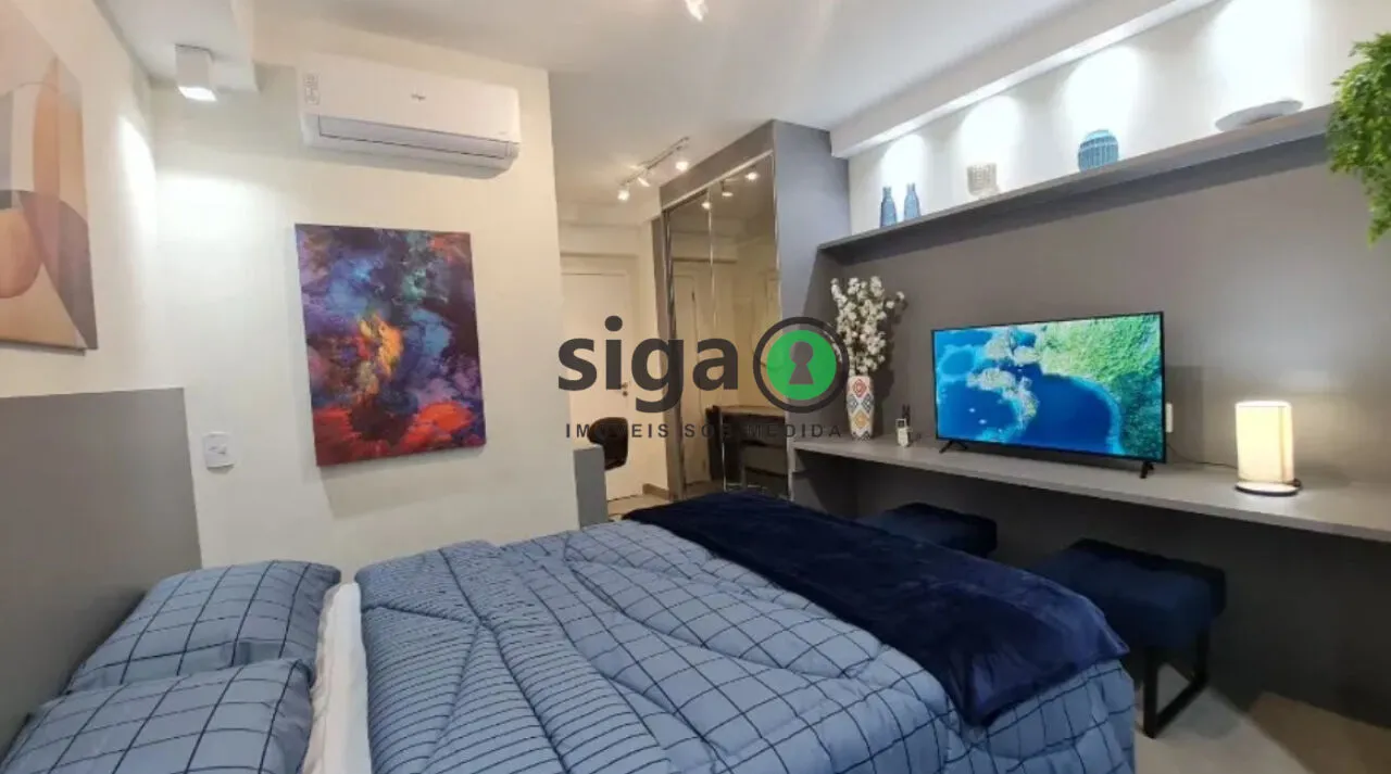 Imagem Studio mobiliado e equipado à venda próximo ao metrô Adolfo Pinheiro