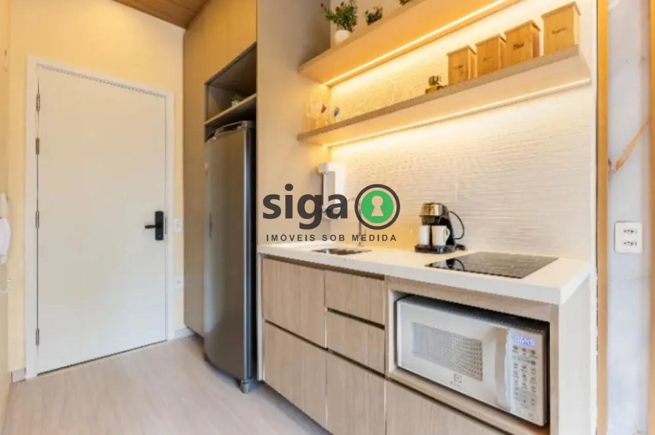Imagem Apartamento de 27m² mobiliado à venda no Brooklin