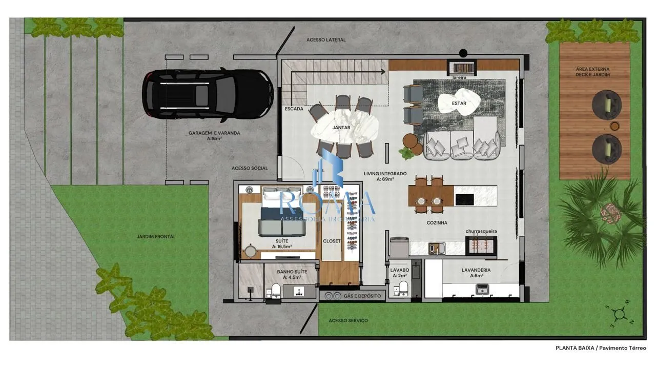Imagem Casa em Condomínio 3 dormitórios à venda Camobi Santa Maria/RS