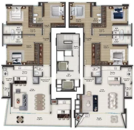 Imagem Senses Residence - Apartamento à venda no bairro Meia Praia - Itapema/SC