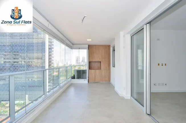 Imagem Apartamento à Venda No Brooklin Com 2 Dormitórios Sendo 1 Suíte e 2 Vagas - Varanda Gourmet