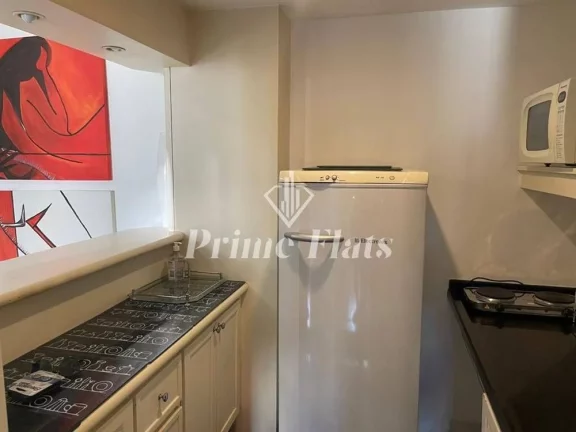 Imagem Flat disponível para locação no Roomo Itaim Bibi, com 42m², 1 dormitório e 1 vaga de garagem