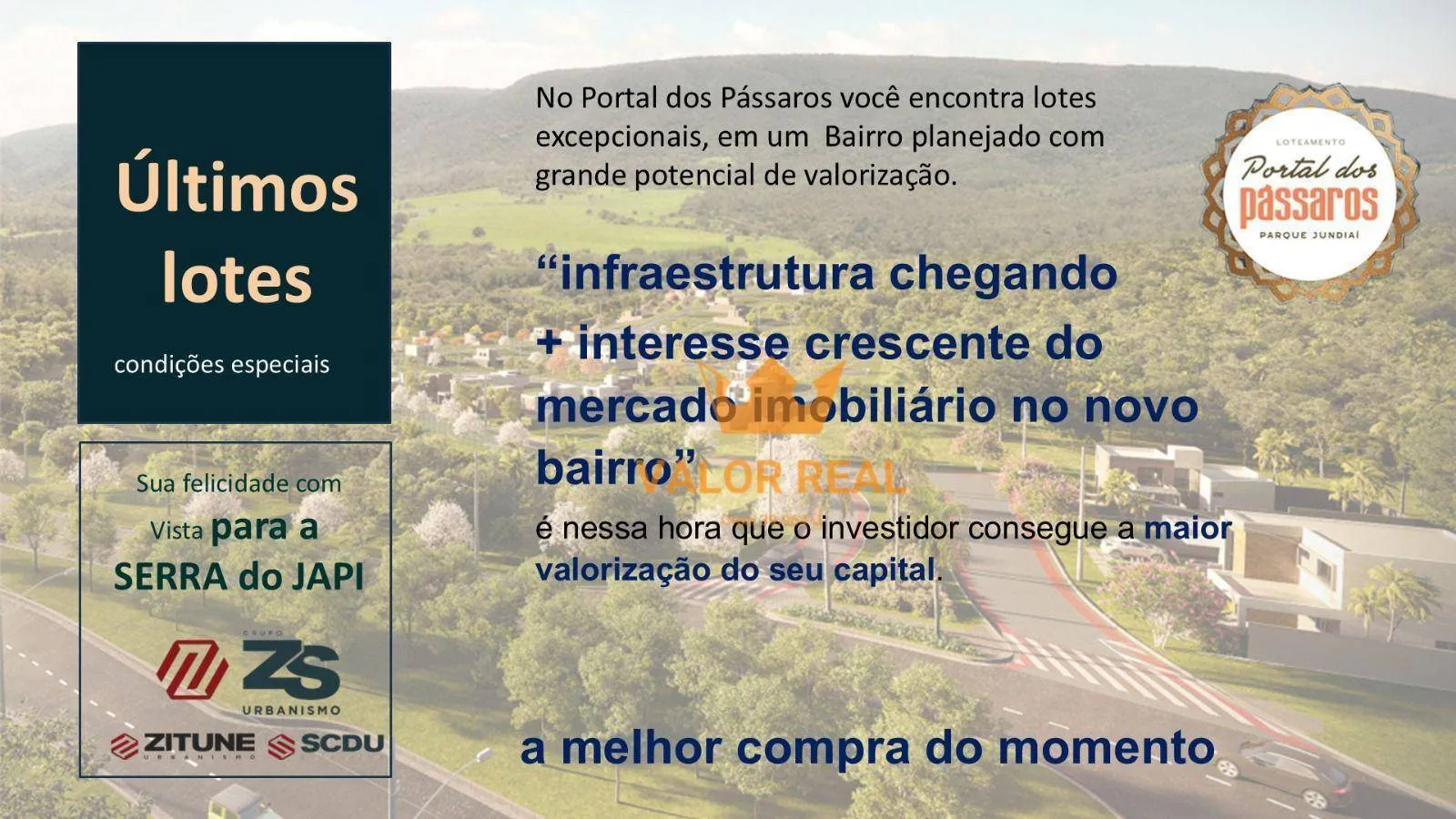 Imagem Lançamento. Portal dos Pássaros, Desc. 20% Medeiros, Área Útil a partir de 187 m2, R$ 182 mil.