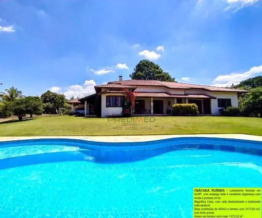 Imagem VENDO Magnífica Casa plana em Itu/SP, com piscina , vista deslumbrante e sossego total