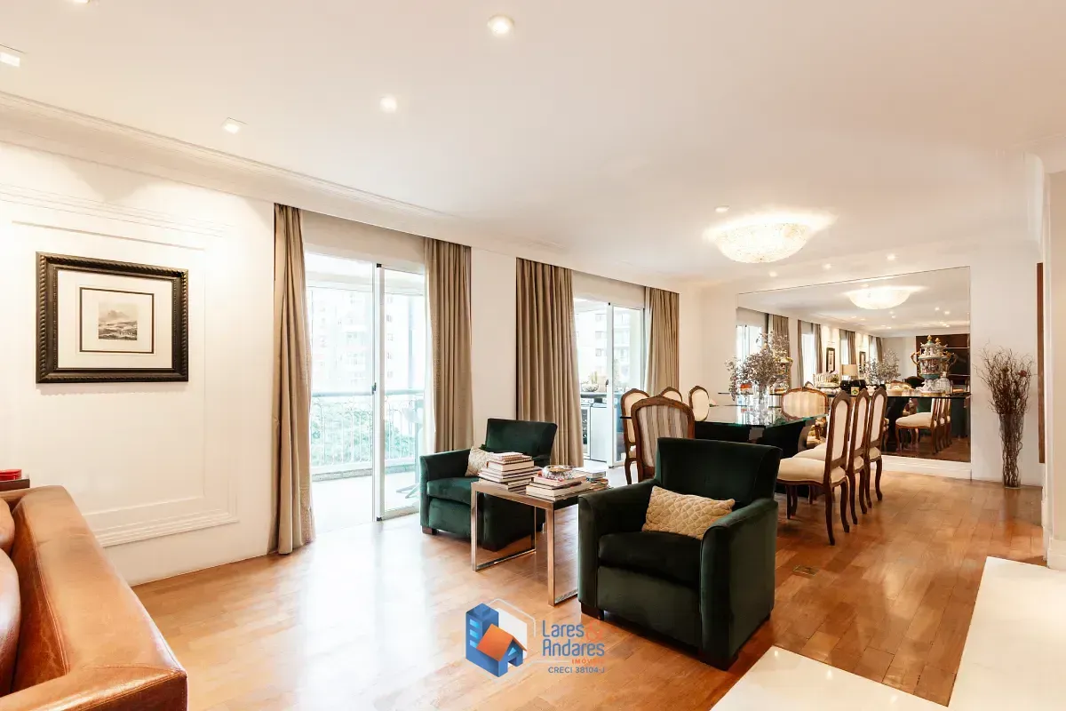 Imagem Apartamento para venda em Indianópolis com 4 quartos, sendo 3 suítes, 250m²