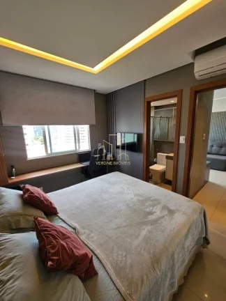Imagem Lindo apartamento decorado vista mar quarto e sala varanda gourmet a venda em Armação