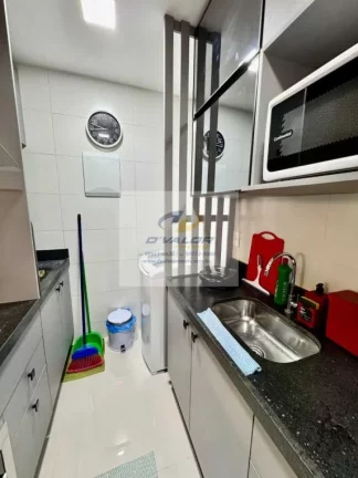 Imagem Vendo Flat 35m²,01 Quarto, Varanda Gourmet, 01 Vaga de Garagem