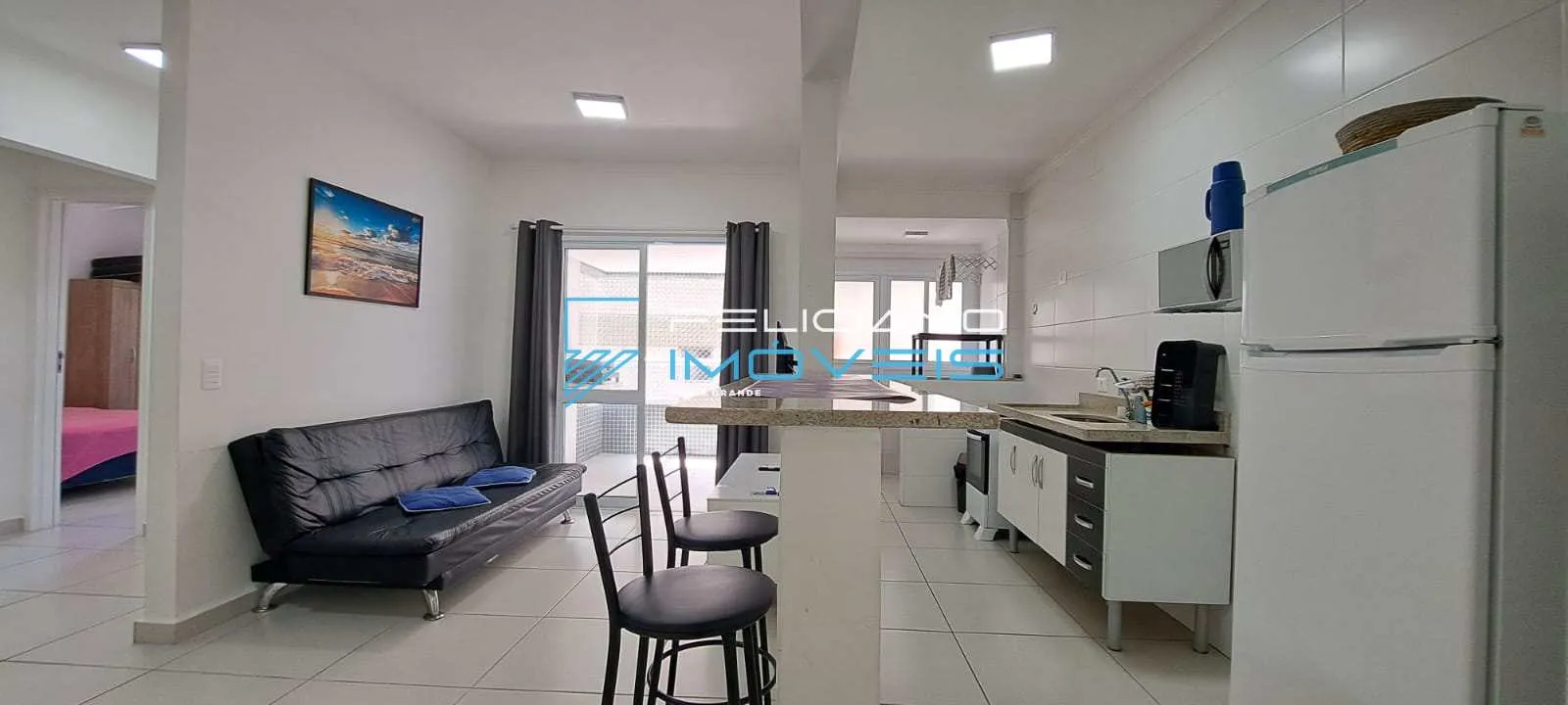 Imagem Apartamento com 2 quartos, Guilhermina, Praia Grande - R$ 479 mil, Cod: 2043