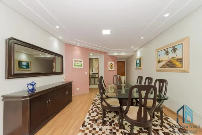 Imagem Apartamento Mobiliado, 03 quartos c/suíte + quarto empregada, 02 vagas no Bacacheri em Curitiba PR