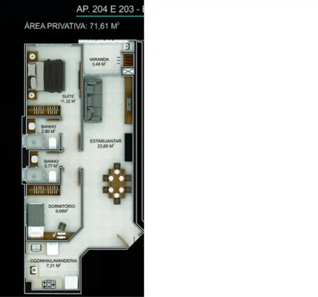Imagem Apartamento com 2 Quartos à Venda, 71 m² em Ingleses Do Rio Vermelho - Florianópolis