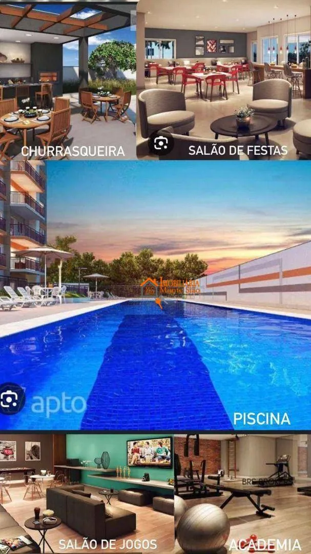 Imagem Lindo Apartamento 3 Dorms com Suíte e 2 Vagas - Moov Parque Maia - Guarulhos