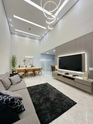 Imagem Casa à venda em Franca, Residencial Tellini, PORTEIRA FECHADA e 3 suítes