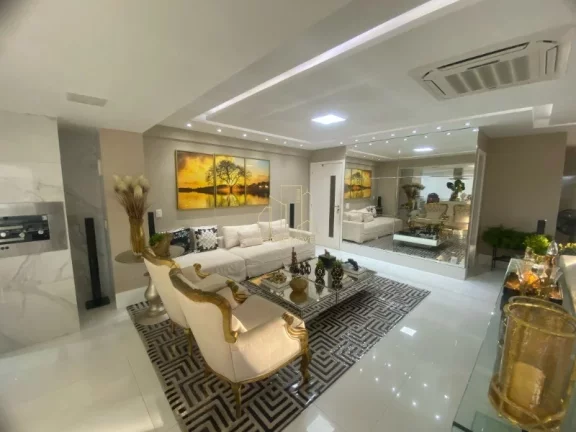 Imagem Apartamento alto padrão três suítes e varanda gourmet vista mar a venda no Hemisphere em Pituaçu