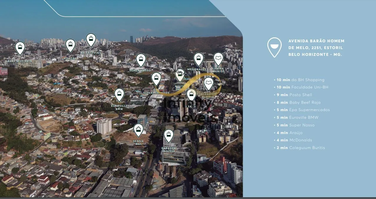 Imagem SENSIA WAY ESTORIL - Apartamento à venda no bairro Estoril - Belo Horizonte/MG