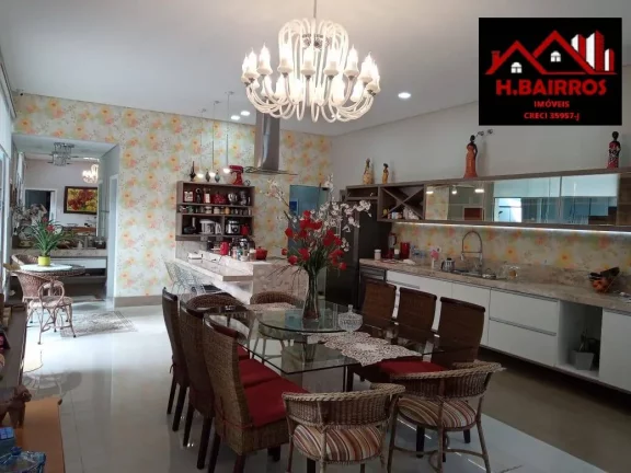 Imagem VENDE CASA COM 4 SUÍTES NO JARDIM AQUÁRIUS, 400 M² DE ÁREA CONSTRUIDA