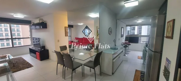 Imagem Flat disponível para locação no Maxhaus Berrini no Brooklin, com 70m², 2 dormitórios e 1 vaga
