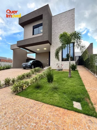 Imagem Casa em Condomínio de Luxo em Ribeirão Preto-SP: 4 quartos, 4 suítes, 2 salas, 5 banheiros, 4 vagas de garagem, 250m² de área.