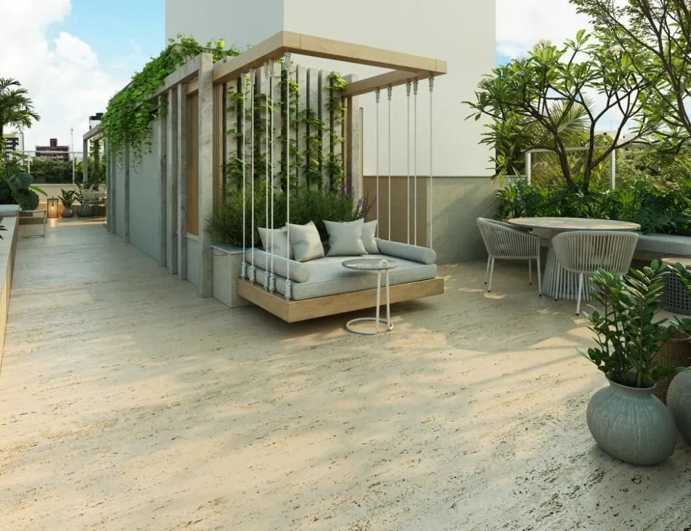 Imagem Apartamento Garden de 127 m² em Intermares, com 3 suítes, piscina privativa, vista definitiva para o mar e alto padrão.