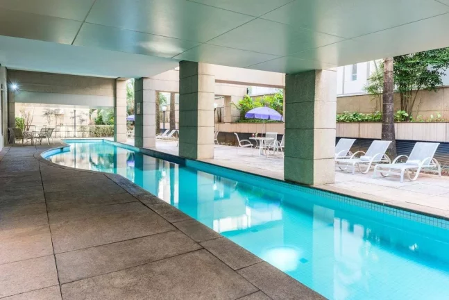 Imagem Flat disponível para venda no Aparthotel Adagio Sao Paulo Moema, com 39m², 1 dormitório e 1 vaga de garagem