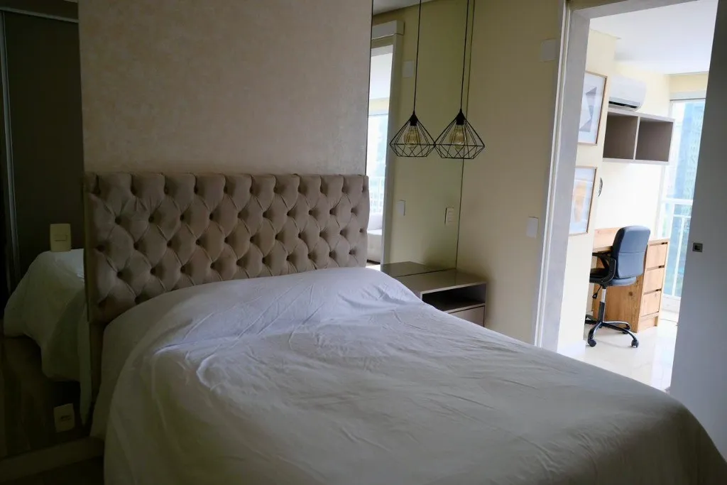 Imagem Apartamento para locação com 1 quarto e vaga na Vila Nova Conceição - Condomínio Horizonte JK.