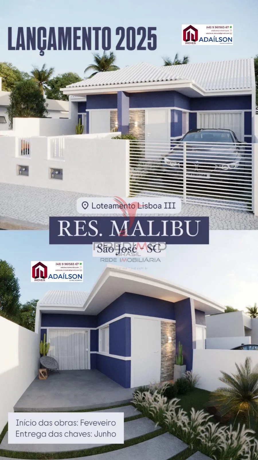 Imagem Linda Casa Geminada, Em Forquilhas, São José SC