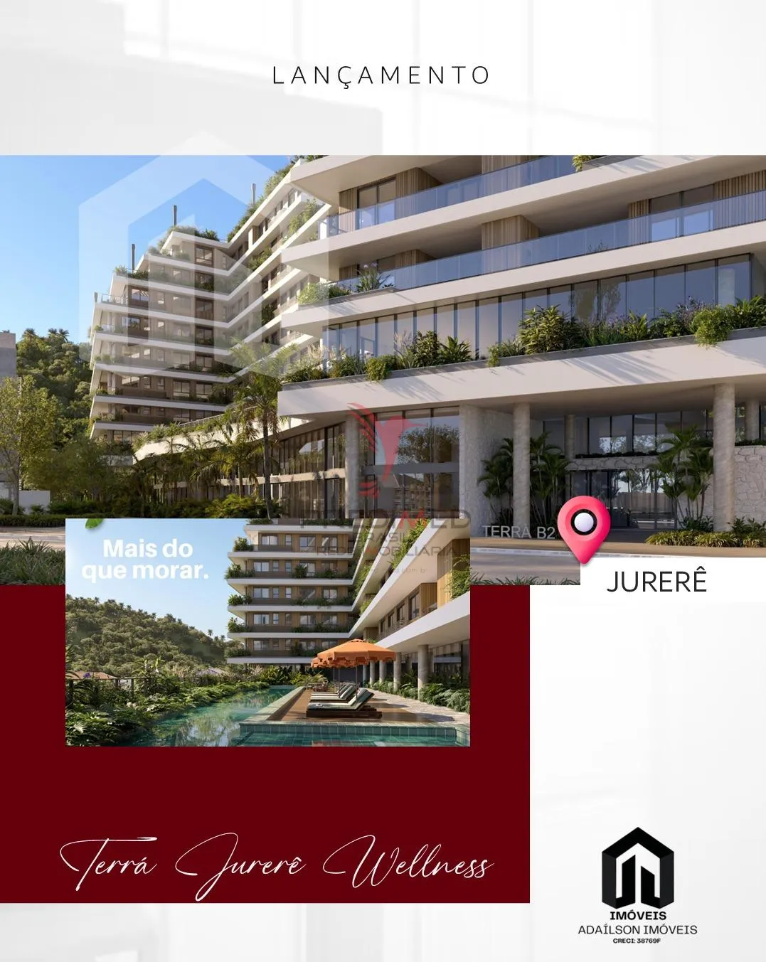 Imagem Unidades habitacionais do Terrá Jurerê Rua das Piraúnas, Jurerê, Florianópolis - SC Brasil