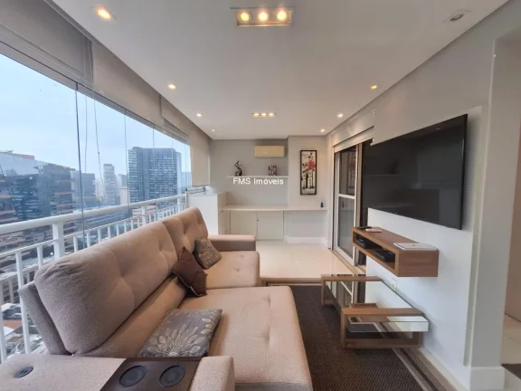 Imagem Apartamento para locação na Vila Nova Conceição com 1 suíte, 1 sala e 1 vaga