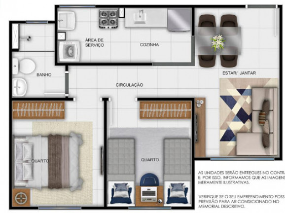 Imagem Apartamento com 2 Quartos à Venda, 41 m² em Santa Cruz - Rio De Janeiro