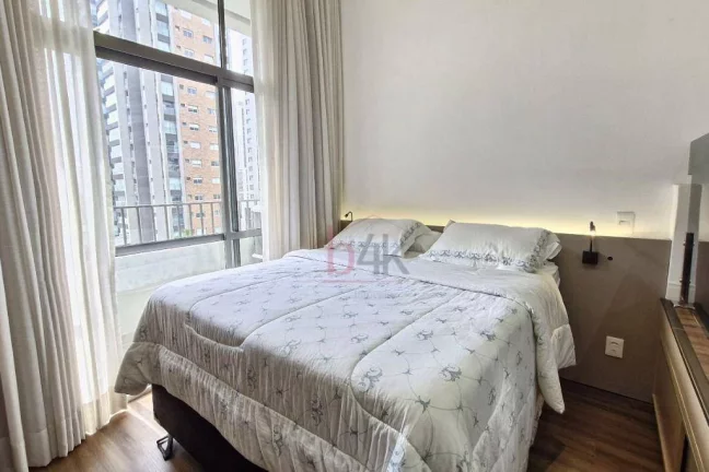 Imagem Studio Alto Padrão 23m² Brooklin: Vista Livre e Metrô Perto