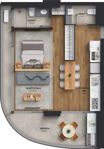 Imagem Apartamento à venda no bairro Setor Bueno - Goiânia/GO