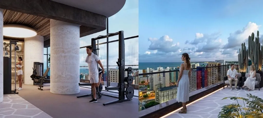Imagem Flat com 1 dormitório à venda, 20 m² por R$ 365.896,00 - Cabo Branco - João Pessoa/PB