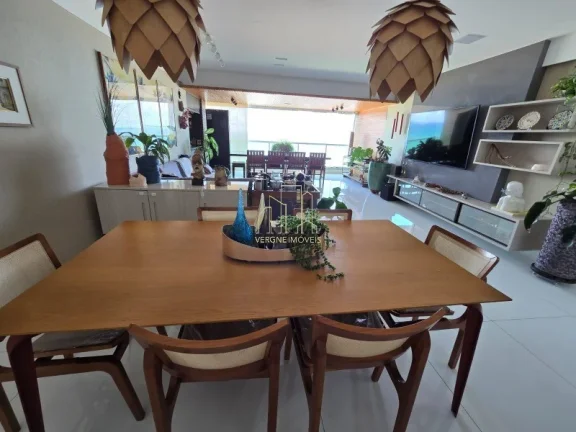Imagem Apartamento de Luxo à Venda | Vista Mar 180º | 3 Suítes + Escritório |? Patamares Colina A
