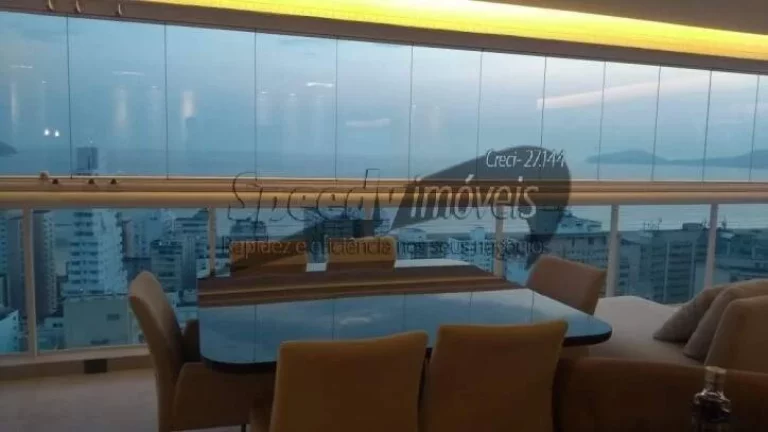 Imagem Cobertura em Santos com vista mar, Gonzaga 4 dormitórios.