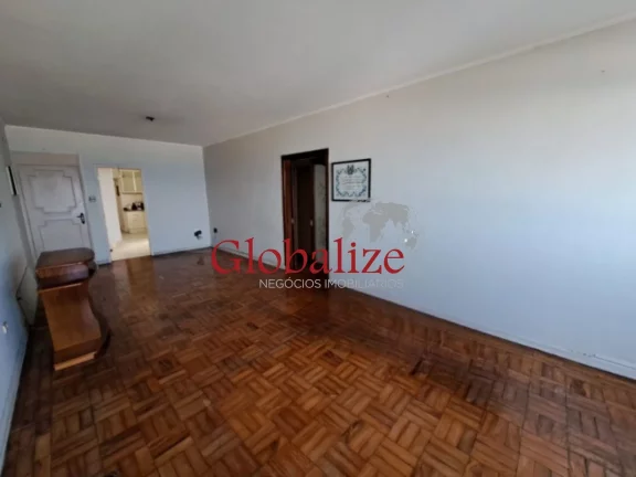 Imagem Apartamento à venda com 110m², 2 quartos, suite, dependência, vista mar frontal, andat alto por R$1.050.000,00 na Pompéia em Santos