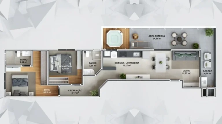 Imagem Apartamento na planta no bairro Tabuleiro, colado de BC