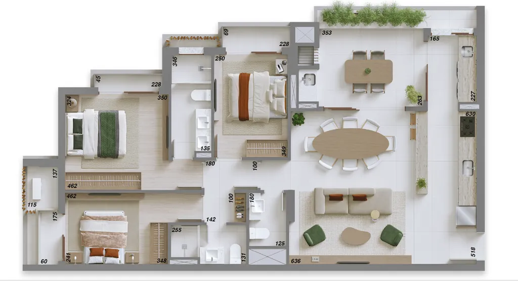 Imagem Imperdível oportunidade: Apartamento de luxo com 3 quartos e 2 suítes na Mercês, Curitiba-PR!